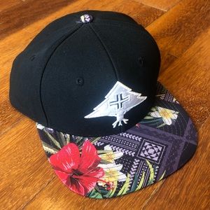 LRG Tree Logo Floral Print SnapBack Hat - OSFM